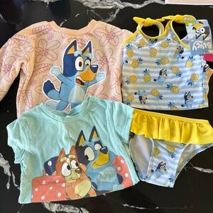 Lot of Bluey clothing 2T 3T